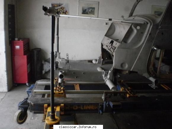 Restaurare MB 170 VA 1952 - Masurarea punctelor superioare. Centrarea - Reconditionari si Restaurari