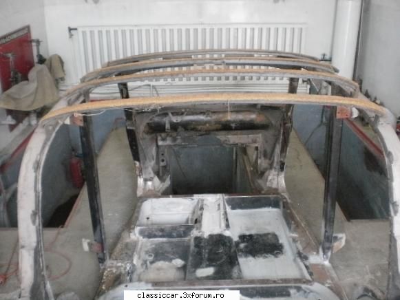 Restaurare MB 170 VA 1952 - dupa demontarea pavilionului de pe caroserie a - Reconditionari si Restaurari