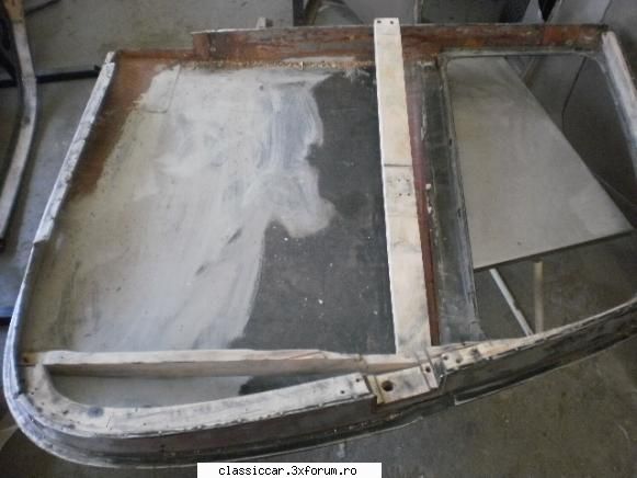 Restaurare MB 170 VA 1952 - Structura de lemn usa - Reconditionari si Restaurari