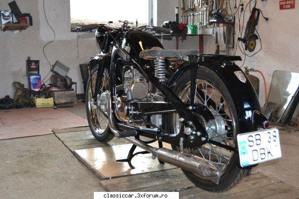 Restaurare Z�ndapp DBK 250 - Poza spate , dupa restaurare - Reconditionari si Restaurari