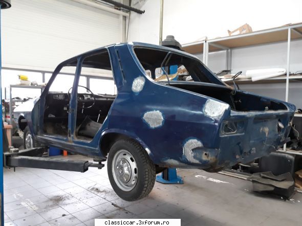 Restaurare dacia 1300 - Masina aproape complet dezechipata - Reconditionari si Restaurari