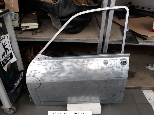 Restaurare dacia 1300 - Portierele pregatite de vopsire - Reconditionari si Restaurari