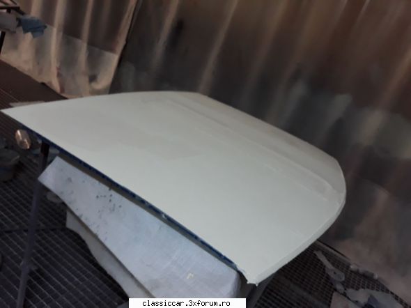 Restaurare dacia 1300 - Capota pregatita - Reconditionari si Restaurari