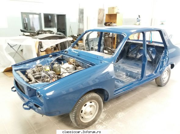 Restaurare dacia 1300 - Masina vopsita in sfarsit - Reconditionari si Restaurari