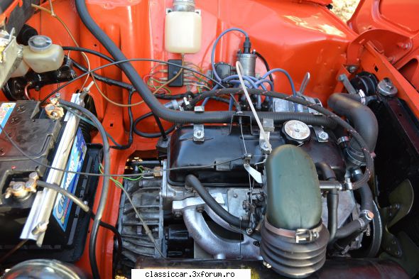 Restaurare intensiva . Proiect DACIA 1300 - Compartiment motor - Reconditionari si Restaurari