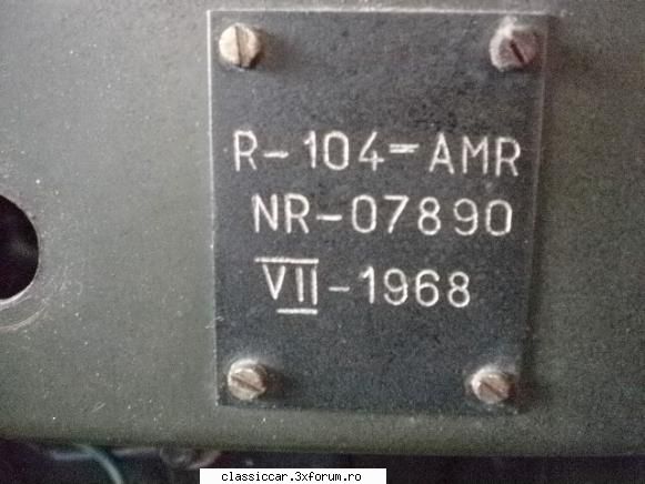 Restaurare partiala M 461 - Stie cineva ce semnificatie are tablita? - Reconditionari si Restaurari