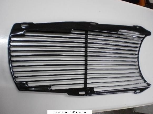 Restaurarea unei MB 280 SL - Grila dupa vopsit electrostatic - Reconditionari si Restaurari