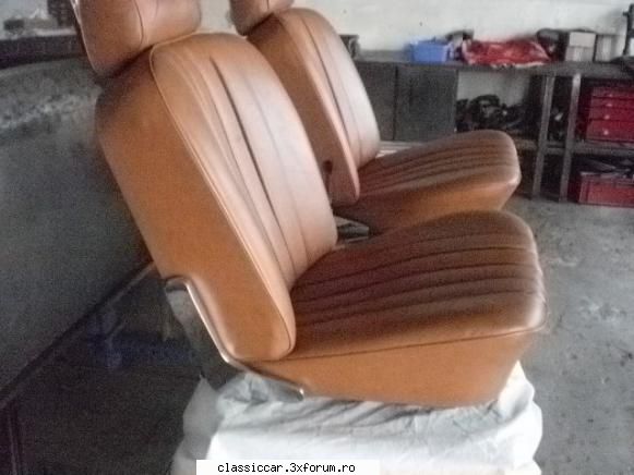 Restaurarea unei MB 280 SL - Scaunele montate - Reconditionari si Restaurari