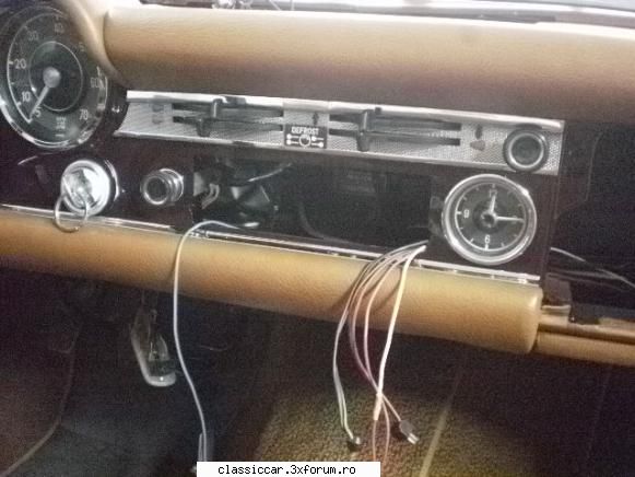 Restaurarea unei MB 280 SL - Bordul aproape montat - Reconditionari si Restaurari