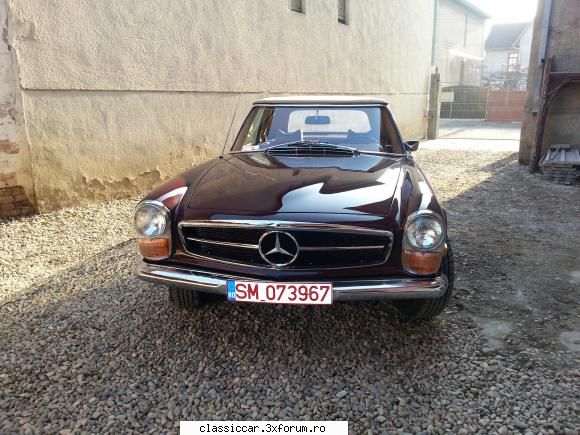 Restaurarea unei MB 280 SL - Am ajuns la final . Oldtimerul inscris in Tara si - Reconditionari si Restaurari