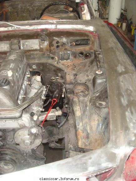 Restaurarea unei MB 280 SL - Salut Interiorul in lucru - Reconditionari si Restaurari