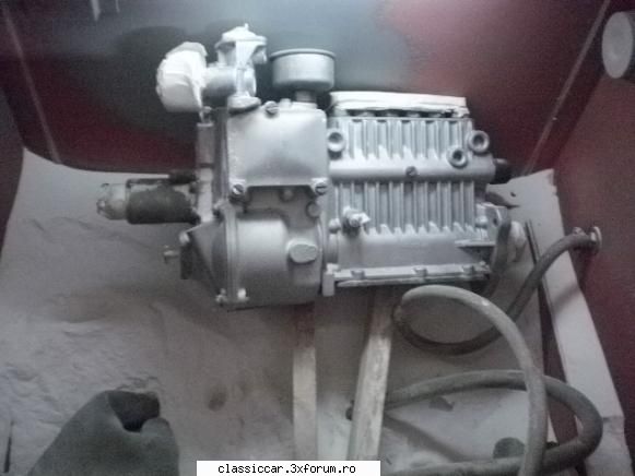 Restaurarea unei MB 280 SL - o parte dupa sablare - Reconditionari si Restaurari