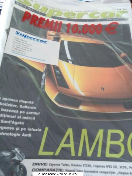 Reviste "Supercar" nr. 1-52 - Vand 49 reviste " Supercar" , in - Vanzari- cumparari carti si reviste auto