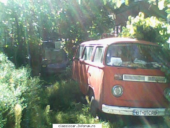 Roman, judetul Neamt - In aceeasi curte, sunt doua. un Vw duba tip 1, si - Am vazut prin Romania