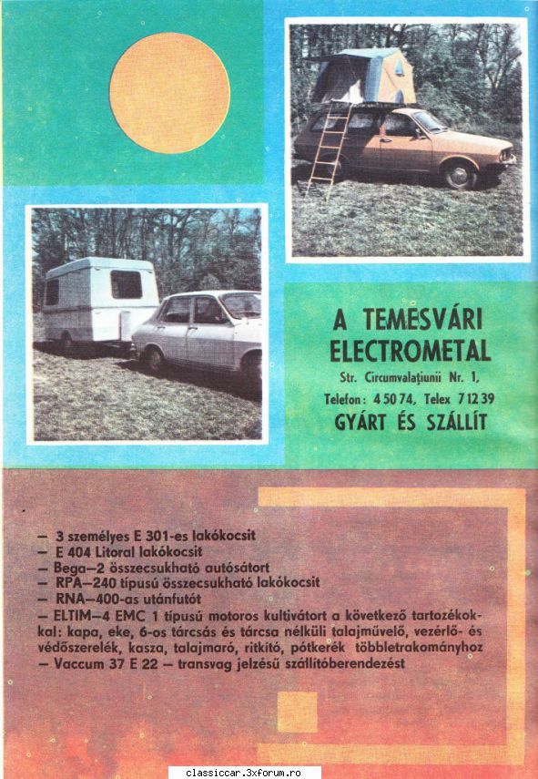 Rulota E404 Litoral - Date si informatii - Oarecum offtopic, solicit respectuos - Remorci, rulote, campere