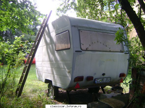 Rulota Felicia - Deja e locuibila, dar e foarte cald in ea - Remorci, rulote, campere