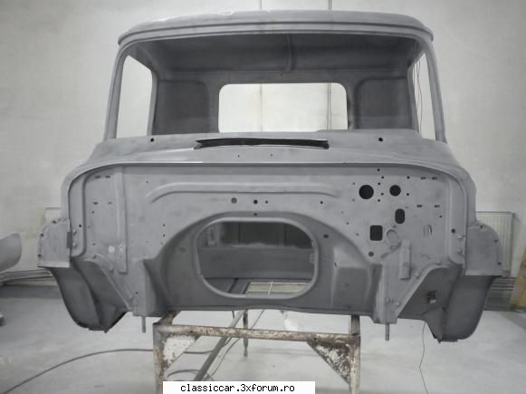SR Carpati - cabina dupa sablare - Coltul camionagiului si tractoristului oldtimerist