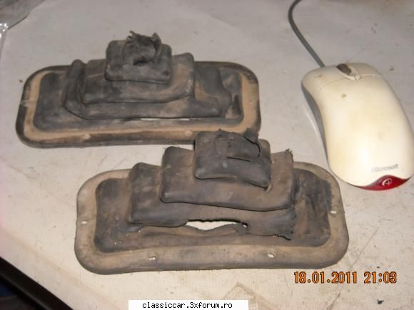 SR Carpati - asa arata gumele de la manetele de reductor - Coltul camionagiului si tractoristului oldtimerist