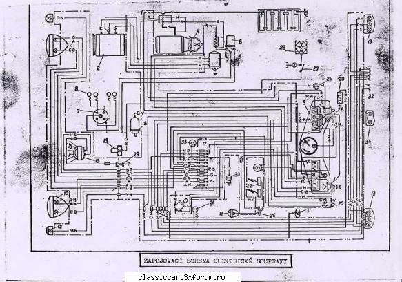 Scheme electrice pt M461 si Gaz 69 - Tot o schema electrica de M - Coltul Tehnic