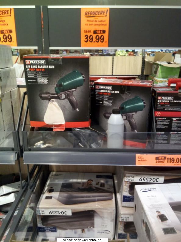 Scule din supermarketuri - Pistol de sablat la Lidl Presiune maxima 6.3 bar - Scule si dispozitive