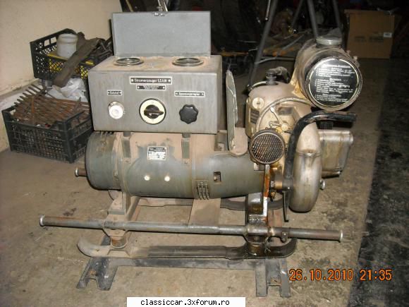 Sculele din atelierul lui Vizi - Generator de curent 220V militar marca Fimag de - Scule si dispozitive