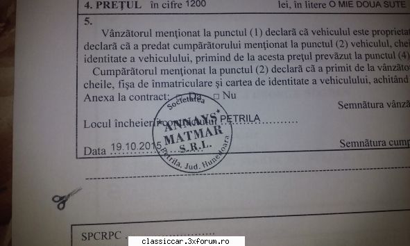 " Securista" - Uite aici George, dovada ca masina am trecuto la - Prezentare masini