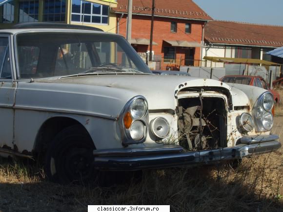 Serbia, paradisul comorilor auto - Si un Mercedes limuzina...nu stiu ce model e - Vanatoarea de epave