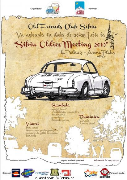 Sibiu Oldies Meeting 2013 - Ca si la fiecare editie a "Sibiu Oldies Meeting" - Arhiva evenimente 2013