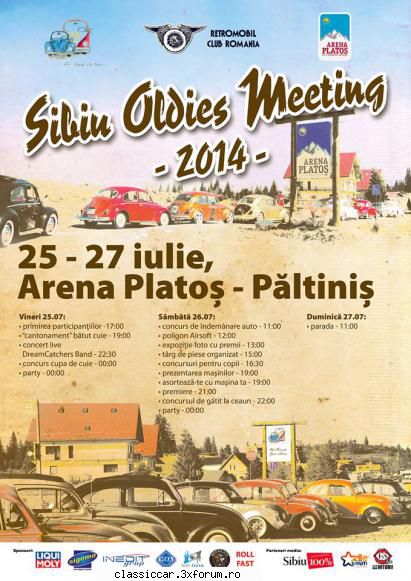 Sibiu Oldies Meeting 2014, editia 5 - Parada va fi cu siguranta, nu se pune - Arhiva evenimente 2014