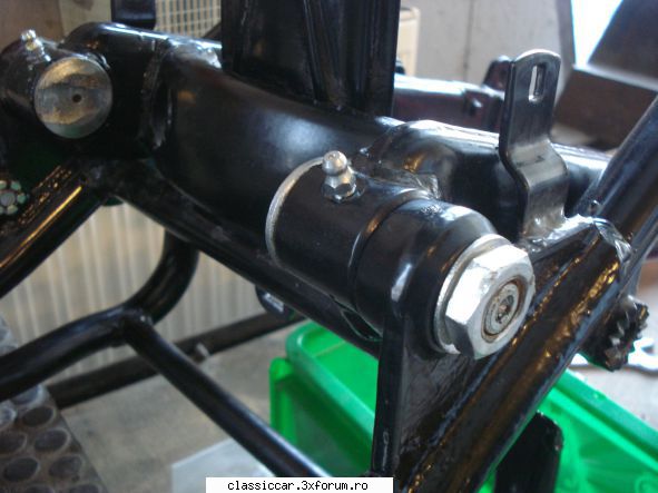 Simson 250 Sport- 1961 - articulatia furcii spate - Prezentare motociclete, motorete si biciclete de colectie