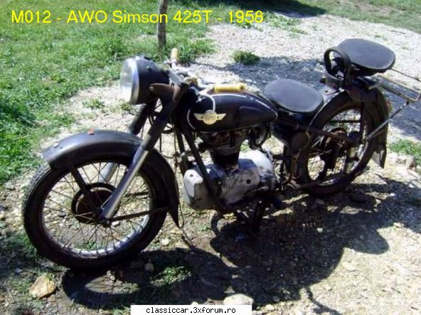 Simson 425 s 1958 - Cred ca prin toamna ma apuc - Prezentare motociclete, motorete si biciclete de colectie