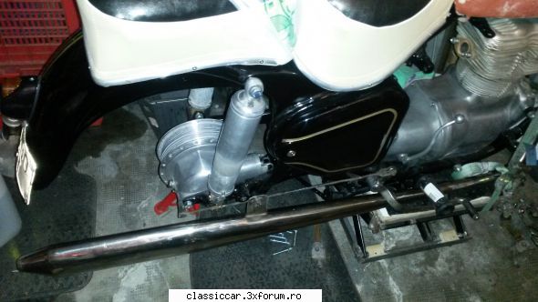 Simson 425 s 1958 - Montat toba de esapament - Prezentare motociclete, motorete si biciclete de colectie