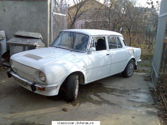 Skoda 100s - poze cu agregatul scos un pic la aer - Prezentare masini