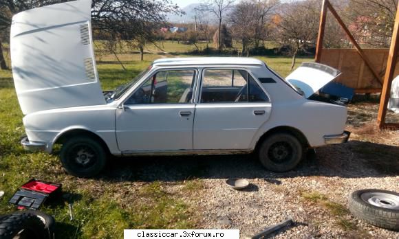 Skoda 120 L 1980 - Am gasit 4 jante de aluminium,Apollo,din cate am - Prezentare masini