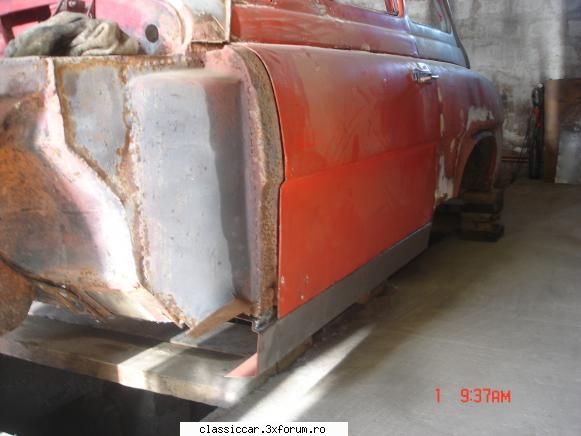 Skoda octavia 1962 - Am tăiat şi pragurile, după care - Reconditionari si Restaurari