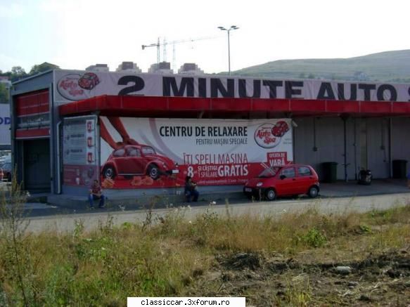 Spa pt masini deosebite - O reclama, care mi-a atras atentia! - Am vazut prin Cluj-Napoca