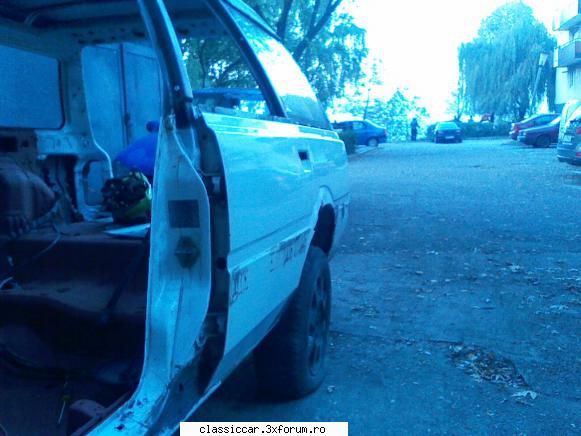 Subaru Leone GT Turbo - Usile spate chelite si montate, sa avem reper - Reconditionari si Restaurari