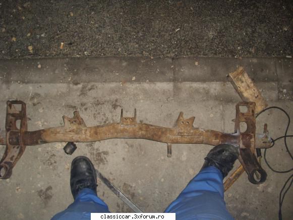Subaru Leone GT Turbo - Puntea spate care urmeaza sa fie sablata si - Reconditionari si Restaurari