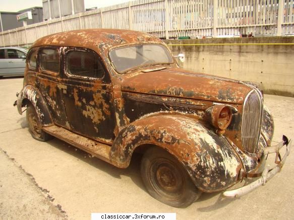 Suspensie Chrysler Plymouth P6 1938 - Uite,asta e epava,se tine bine inca.Acum are - Coltul Tehnic