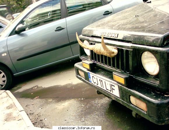 Suzuki cu coarne - Destul de ascitite la varfuri - Am vazut prin Cluj-Napoca