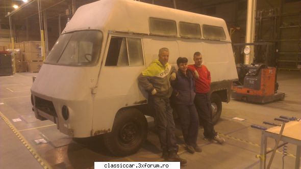 TV-51 L (autolaborator) - etape de reconditionare - Echipa de lucru, la finalul - Reconditionari si Restaurari