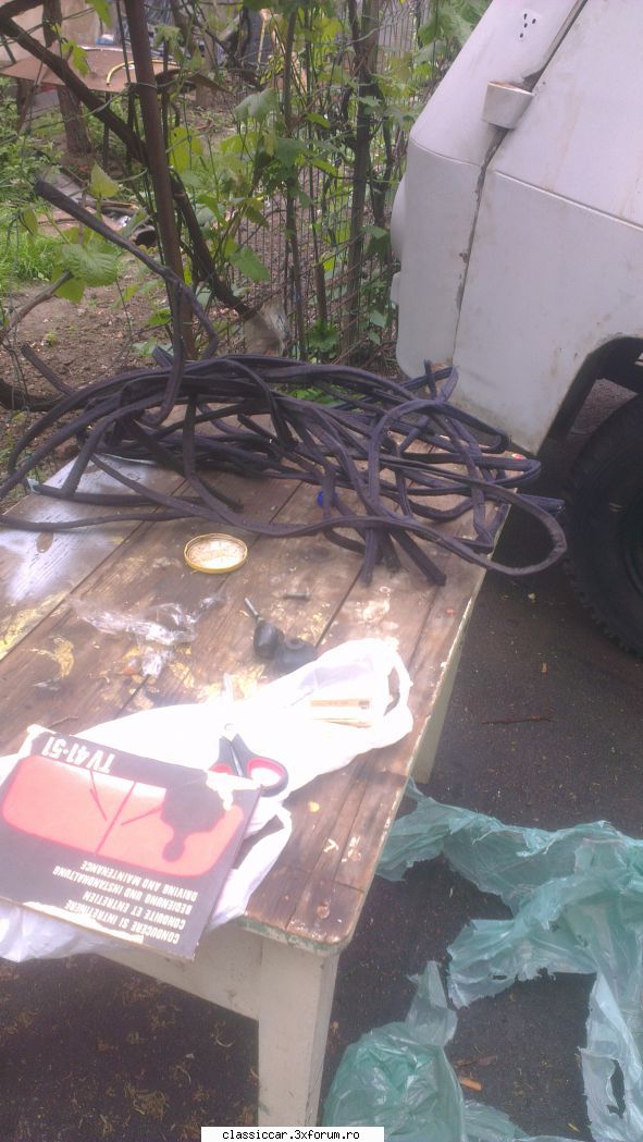 TV-51 L (autolaborator) - etape de reconditionare - Cheder pentru geamurile - Reconditionari si Restaurari