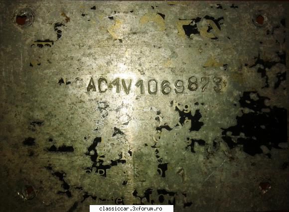 Tablita identificare ARO - Doresc sa refac tablita de identificare de la ARO - Coltul Tehnic
