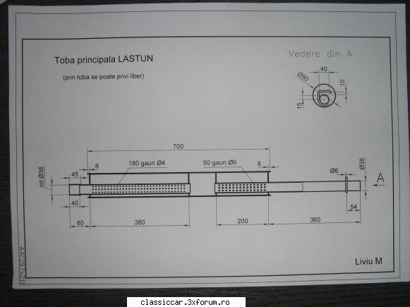 Toba esapament Lastun - Eu am facut toba principala de 2 ori si 1 data - Coltul Tehnic