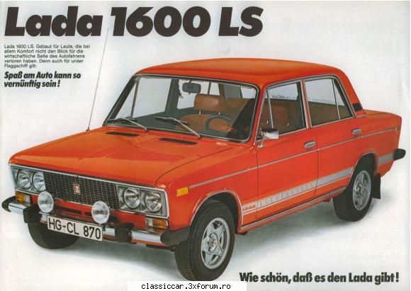Totul despre Lada - Asa e Lada ) destinat exportului - Fise tehnice