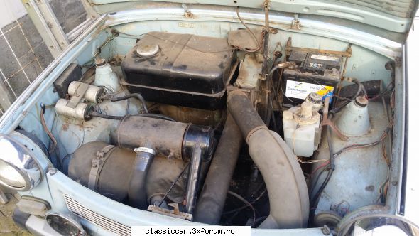 Trabant 601 Lux - model 1987 - Si compartimentul motor al lui Pufacila - Prezentare masini