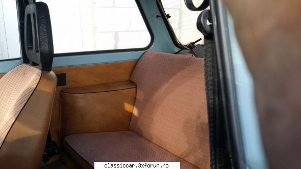 Trabant 601 Lux - model 1987 - Bancheta spate similara cu cea de Lincon - Prezentare masini