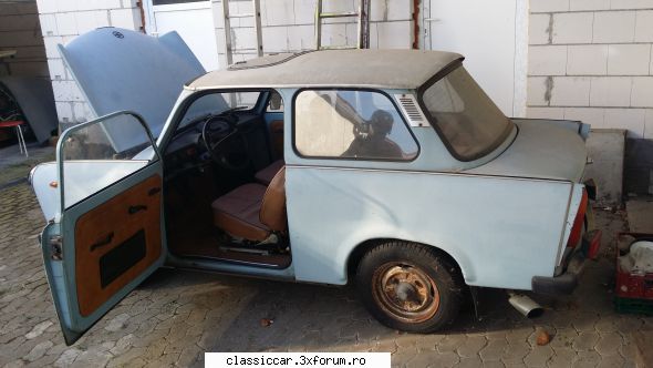Trabant 601 Lux - model 1987 - Revin mai tarziu cu Pufacila dupa ce il pun in - Prezentare masini