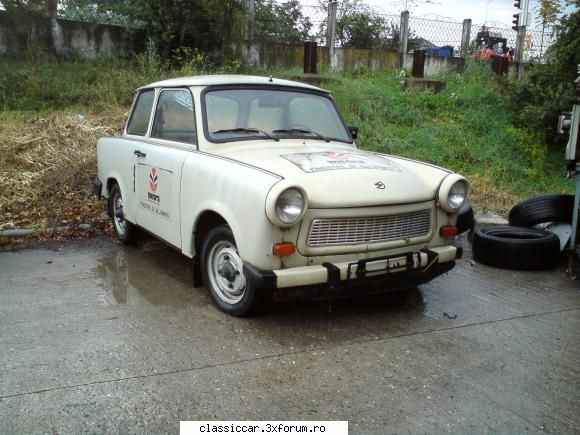 Trabi - acesta este trabantu firmei unde lucreaza tatal - Am vazut prin Cluj-Napoca