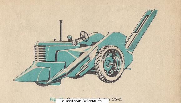 Tractorul Brasov -UTB - Culegatorul de stiuleti realizat pe baza - File de istorie